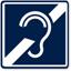 Description: Description: Assistive Listening Pictogram Sign